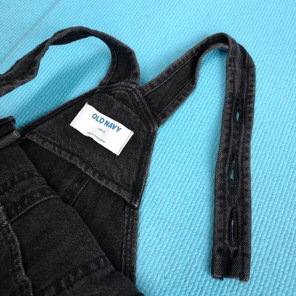 NWT Old Navy Girl's Shortalls Jean Romper Overall S (6-7)